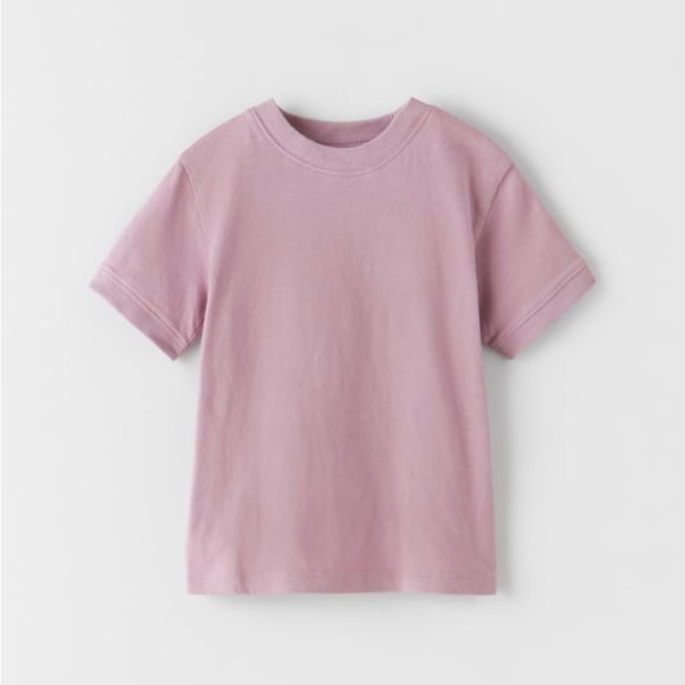 Zara Mauve Washed T-Shirt